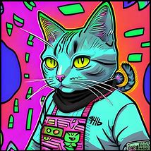 Image result for Trippy Cat Hi Res HD Wallpaper