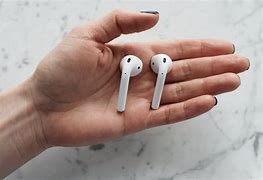 Image result for Picture of Person Holding Air Pods