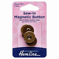 Image result for Sew On Magnetic Buttons