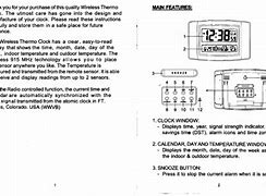 Image result for Sharp Atomic Weather Station Model Spc1003 Outdoor Sensor