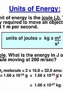 Image result for Joules Energy Unit