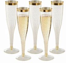 Image result for Plastic Champagne Flutes Glasses in Trinidad