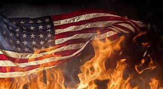 Image result for american flag burning