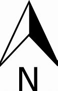 Image result for Modern North Arrow