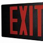 Image result for Edge Lit Exit Sign
