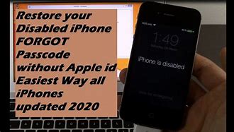 Image result for iPhone Disabled Forgot Passcode