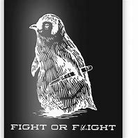 Image result for Penguin Fight or Flight Meme