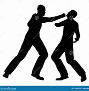 Image result for Silhouette of Fighting Stick Figures