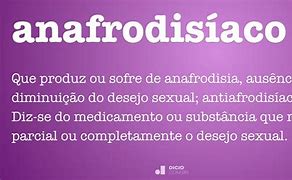 Image result for anafrodisiaco