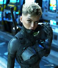Image result for Sci-Fi Cyborg Robot Girl