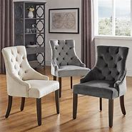 Image result for Tufted Dining Chairs