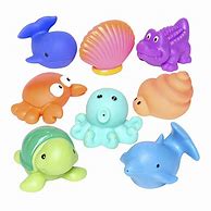 Image result for Rubber Water Squirting Bath Toys Sea Jellyfish