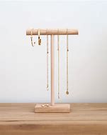 Image result for Wooden Jewelry Display Stand