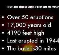 Image result for Fun Facts About Mt. Vesuvius