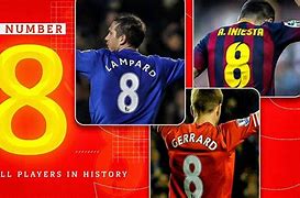 Image result for Number 8 Soccer Players