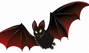 Image result for Black and Red Bat Cartoon