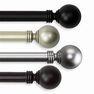 Image result for 1 Curtain Rod Finials