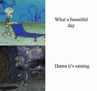 Image result for Squidward Lawn Chair Meme