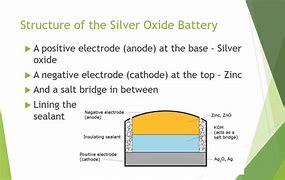 Image result for Silver Oxide Button Cell Battery