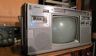 Image result for Boombox with Panasonic TR 1200X TV