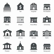 Image result for Government Building Icon