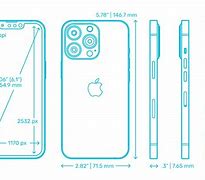 Image result for iPhone 13 Pro Back Cover Dimensions