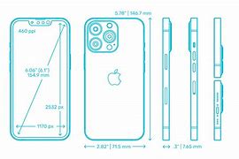 Image result for Box Dimensions of an iPhone 13