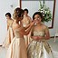 Image result for Champagne Bridemaids Dress