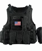 Image result for Tactical Black Vest with American Flag