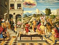 Image result for Martyrdom of St. Lawrence