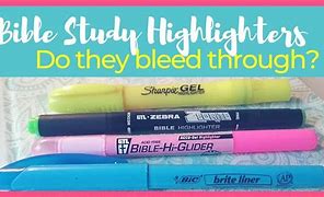 Image result for Studied Holy Bible Highlighters