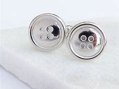 Image result for Button Cufflinks