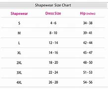 Image result for Maidenform Size Chart