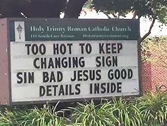 Image result for Funny Church Parking Signs