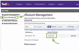 Image result for Find My FedEx Account Number