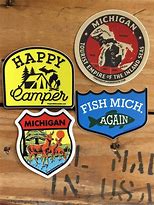 Image result for Michigan Vintage Vinyl Decal