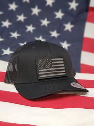 Image result for American Flag Patch Hat