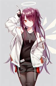 Image result for Anime Girl with Coat