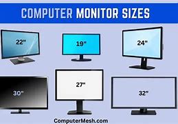 Image result for Width Monitor Size