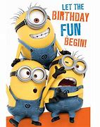 Image result for Minion Birthday Card