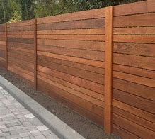 Image result for Horizontal Wood Fence Toppers