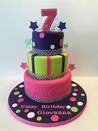 Image result for 7 Year Old Girl Birthday Cake