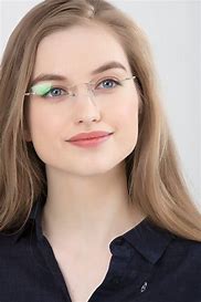 Image result for Frameless Eyeglass Frames for Women