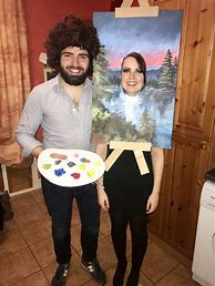 Image result for Bob Ross Costume Couple