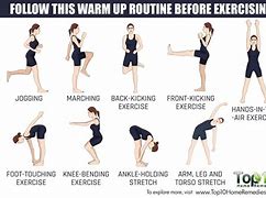 Image result for Heart Rate Warm Up Exercises