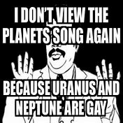 Image result for Uranus Planet Meme