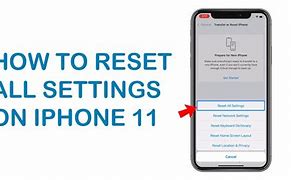 Image result for Reset Settings iPhone 11