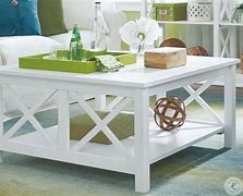 Image result for White Square Coffee Table