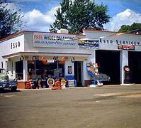 Image result for 60s Gas Station