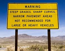 Image result for Dangerous Curves Ahead Road Sign